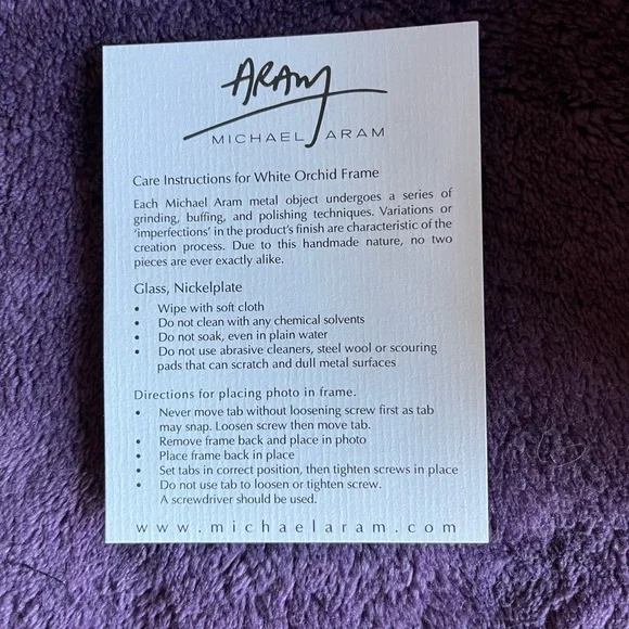 NWT Michael Aram Orchid Frame - Picture 4 of 8